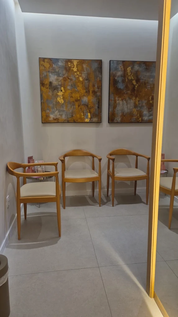 Ambiente de espera da clínica